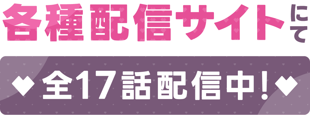 各種配信サイトにて全17話配信中！